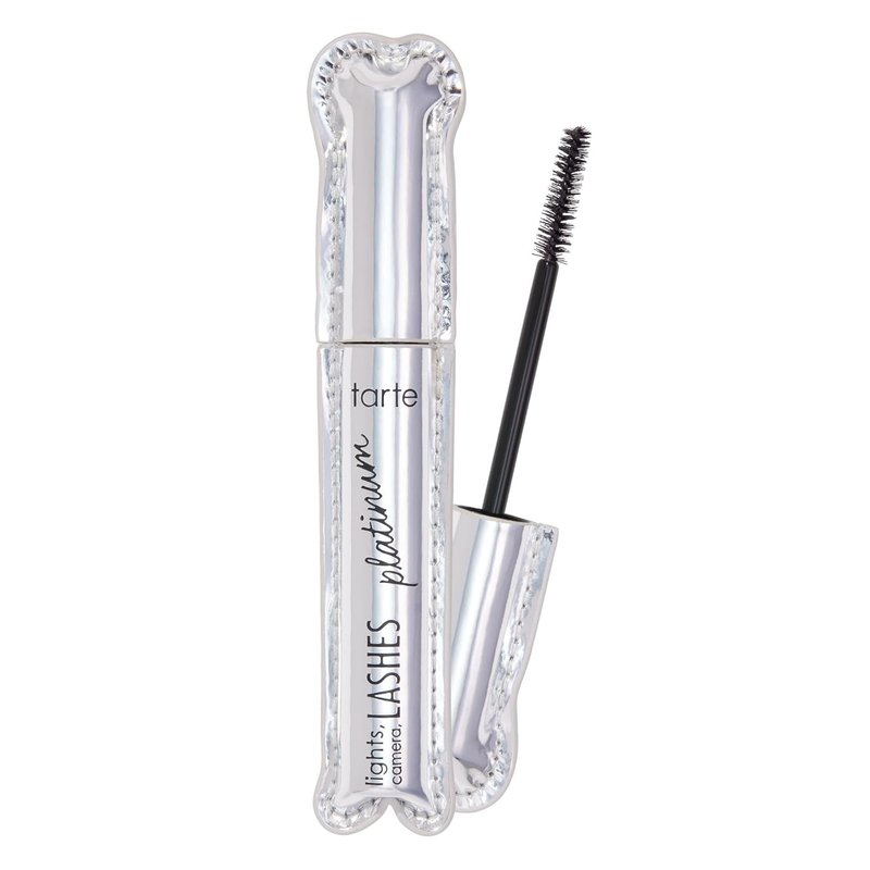 Tarte Lights, Camera, Lashes Platinum Volumizing Mascara - Black Tinted Peptide Lash Serum for Volume & Length, Smudge-Proof, Vegan