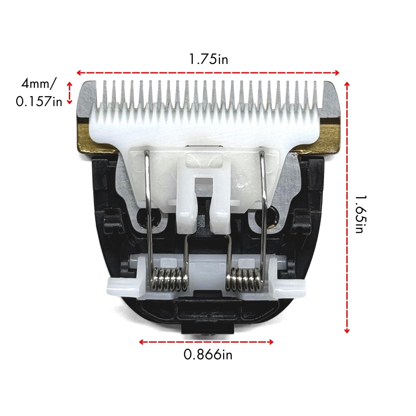 IWEEL Replacement Titanium Blade with Moving Ceramic Blade for IW2691A Cordless Dog Clippers, Cat Shaver and Low Noise Water Proof Electric Dog Trimmer Pet Grooming Kit