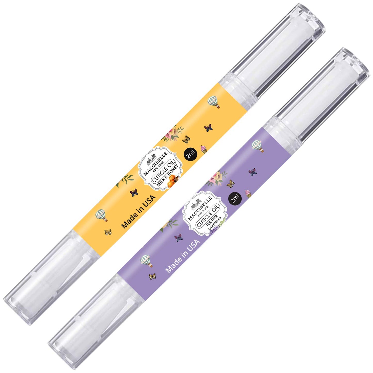 Cuticle & Nail Oil Pen - Nourishing Milk & Honey + Lavender Formula | 2ml for Dry, Cracked Cuticles