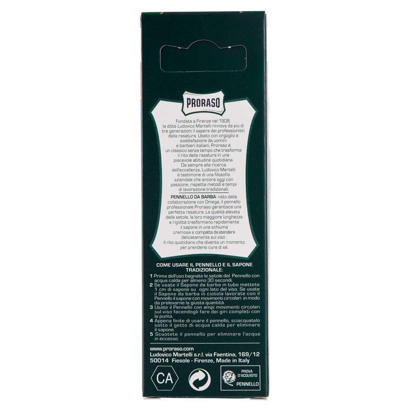 Proraso Professional Shaving Brush - Natural Boar Bristles - Premium Wet Shave Brush