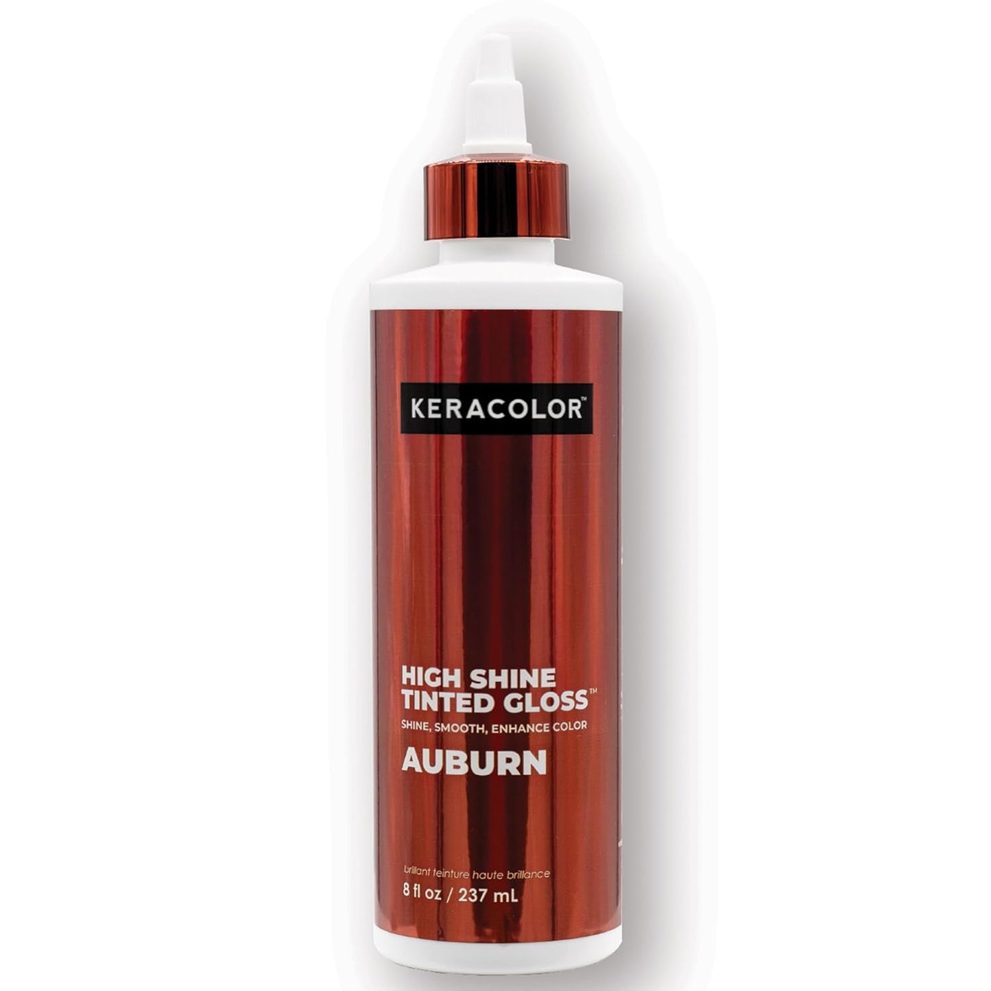Keracolor High Shine Tinted Hair Gloss - In-Shower Color-Enhancing Treatment | Auburn, 8 Fl Oz