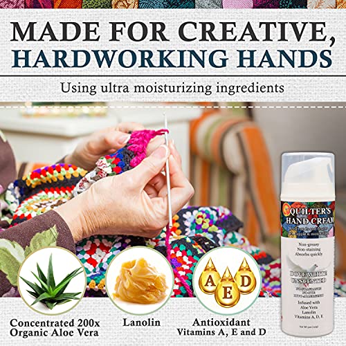 Original Udder Balm Quilter’s Hand Cream - Patchwork Lemon, 5 Oz