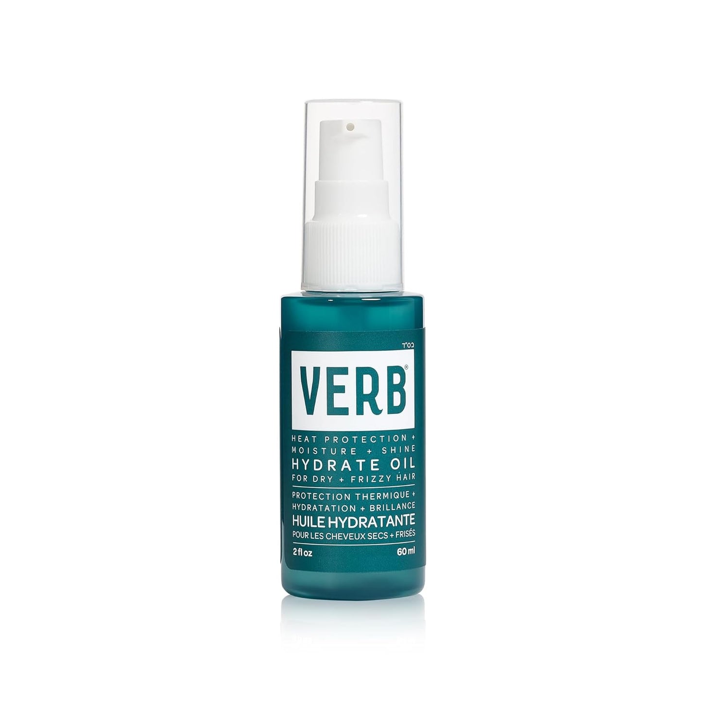 Hydrate Oil for Dry & Frizzy Hair - Moisture, Shine & Heat Protection | Amber + Warm Jasmine Scent