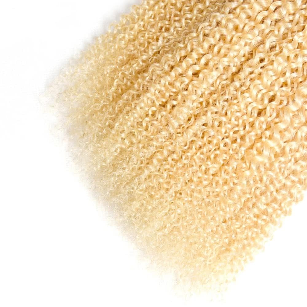 300g 28 30 32 Inch Blonde Loose Wave Bundles 613 Curly Wave Bundle 613 Blonde Kinky Curly Human Hair 3 Bundles Brazilian Virgin Hair Extensions