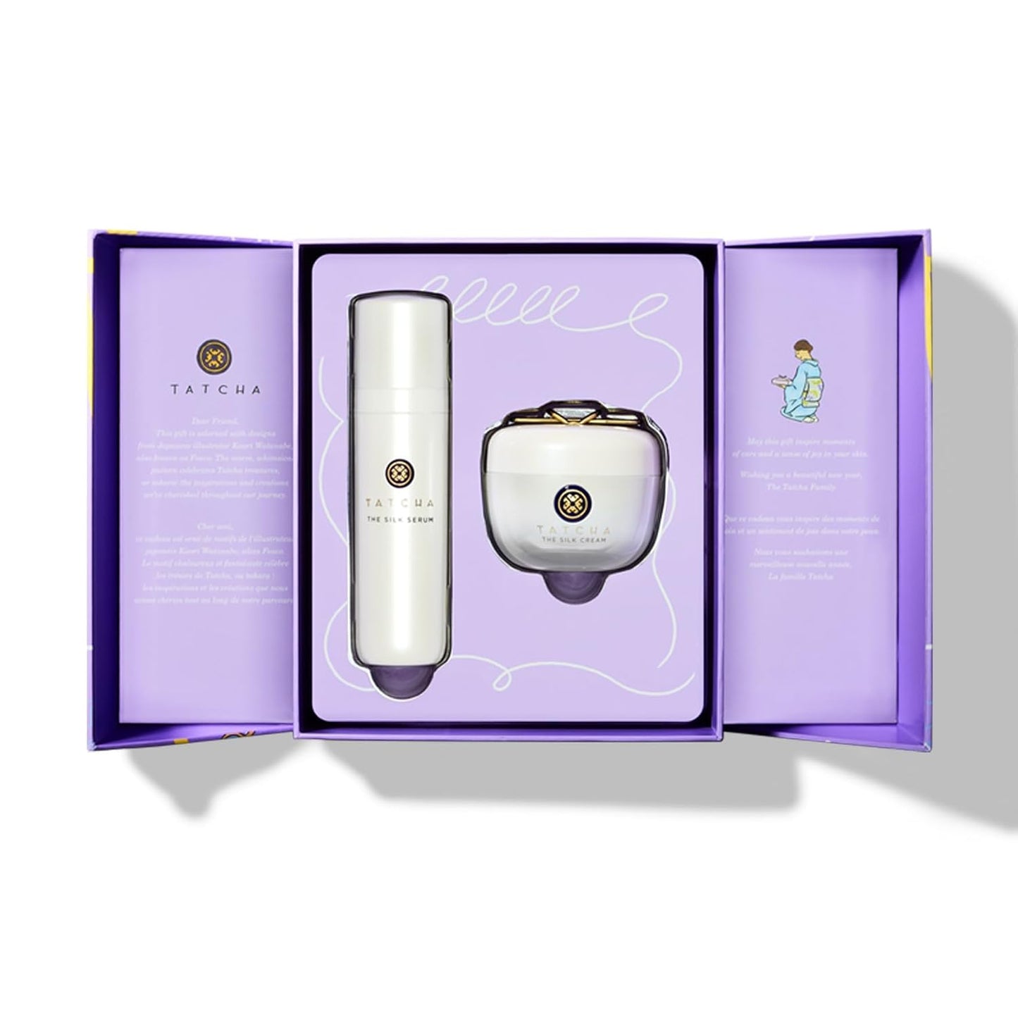 TATCHA The Silk Firming Set - Anti-Aging Serum & Cream Duo | Luxurious Skincare Gift Set