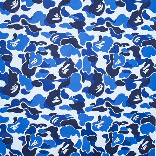 Thicker Blue Camouflage Drawer Liner - Self-Adhesive Contact Paper 17.7" x 117"