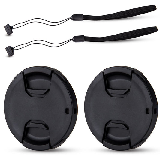 JJC 2-Pack 82mm Front Lens Cap Cover with Deluxe Cap Keeper for Sigma 24-70mm f2.8 DG DN II, Nikon Z 24-70mm f2.8 S, Canon RF 15-35mm f2.8 L, EF 24-70mm f2.8L & Other Lenses with 82mm Filter Thread