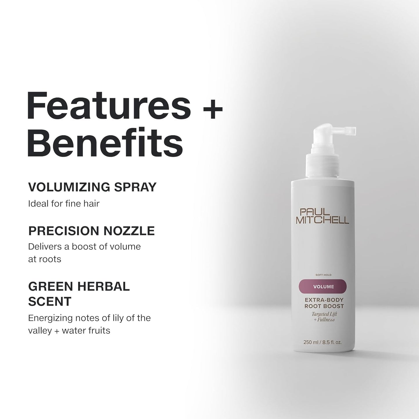 Paul Mitchell Extra-Body Root Boost Volumizing Spray - Targeted Lift for Fine Hair, Adds Fullness