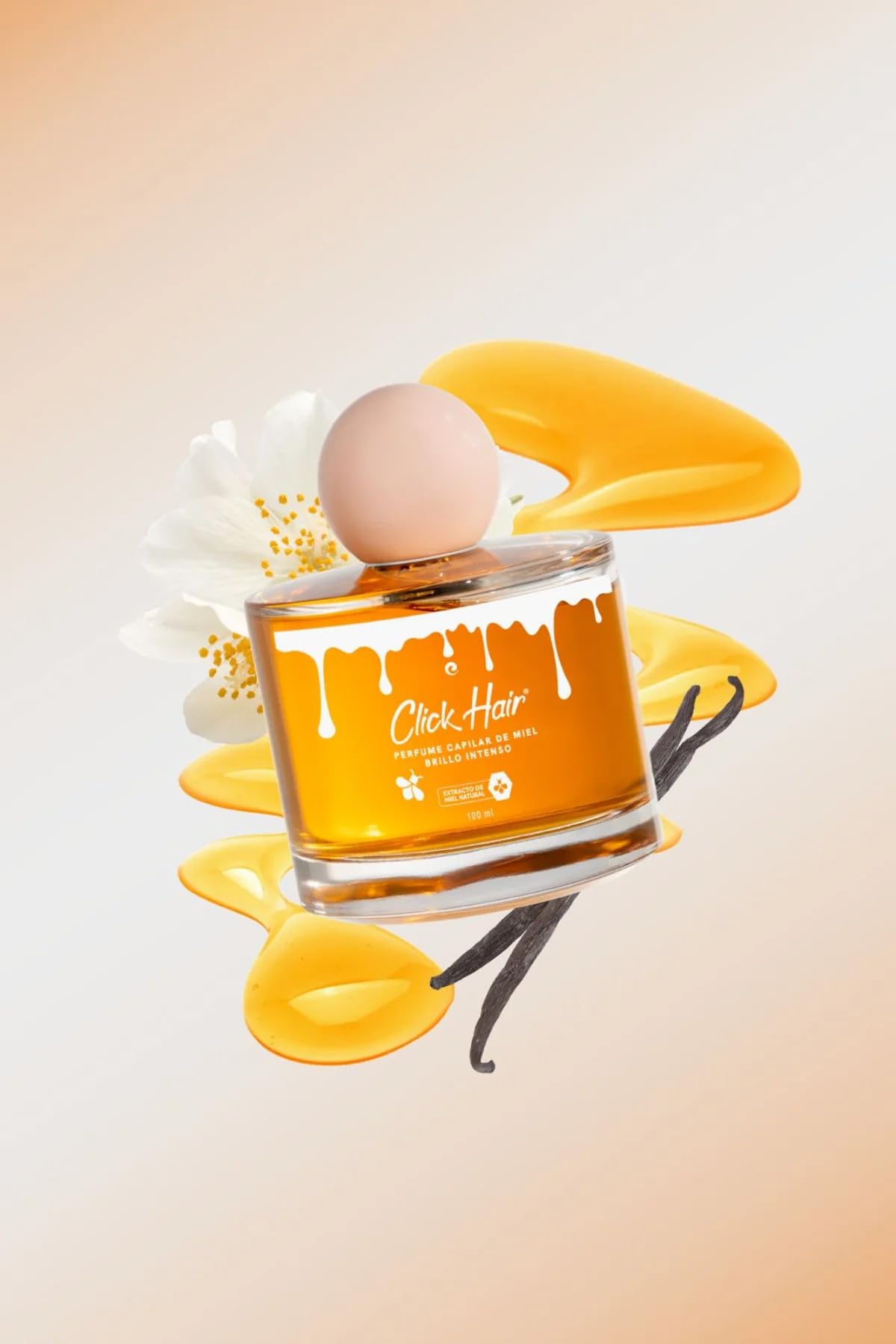 Click Hair Intense Shine Honey Hair Perfume | Perfume Capilar De Miel Brillo Intenso Colombia (3.3oz - 100ml)