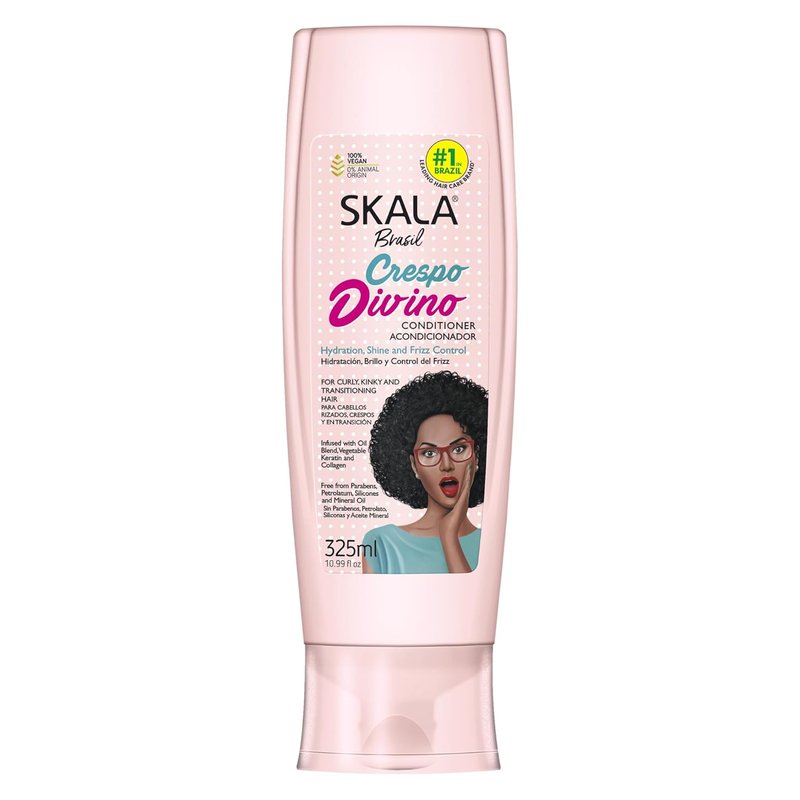 SKALA Crespo Divino Conditioner - Vegan Hydrating Formula for Curly & Kinky Hair | 325 mL