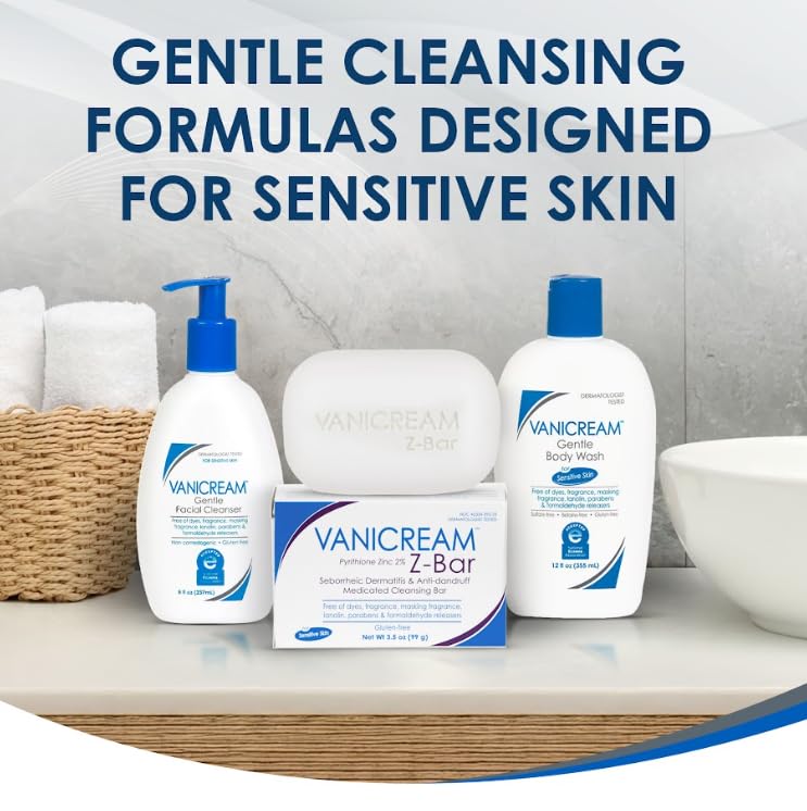 Vanicream Gentle Facial Cleanser - Sensitive Skin Formula, Pump Dispenser - 8 fl oz