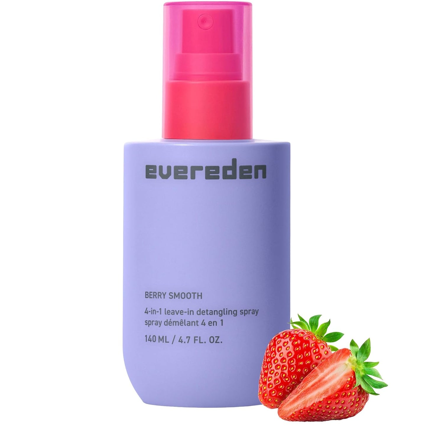 Evereden Detangler Spray for Kids - 4-in-1 Leave-In Conditioner | Paraben-Free, Vegan, 4 fl oz