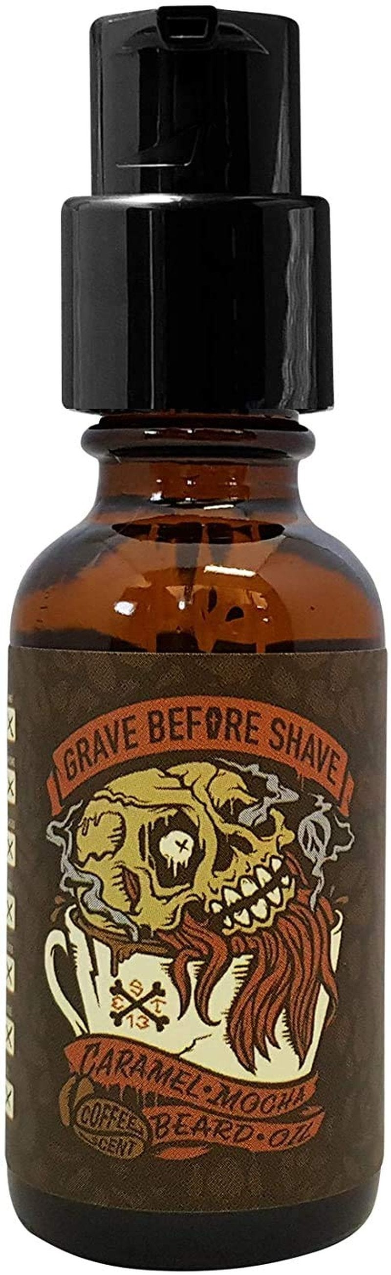 Grave Before Shave™ Caramel Mocha Blend Beard Oil (Caramel Mocha Coffee scent)