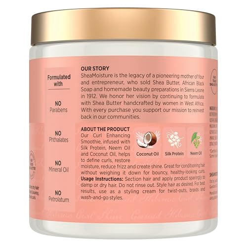 SheaMoisture Coconut & Hibiscus Curl Enhancing Smoothie, 20 oz