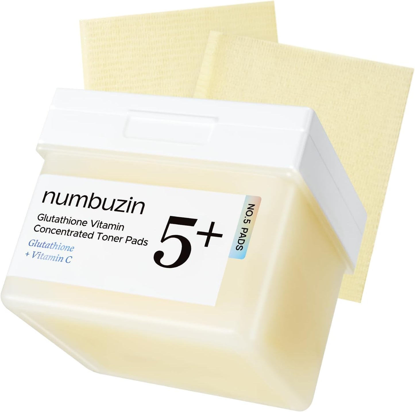 Numbuzin No.1 Toner Pads - Centella Asiatica Calming & Hydrating | 70 Double-Sided Pads, 6.42 fl. oz.