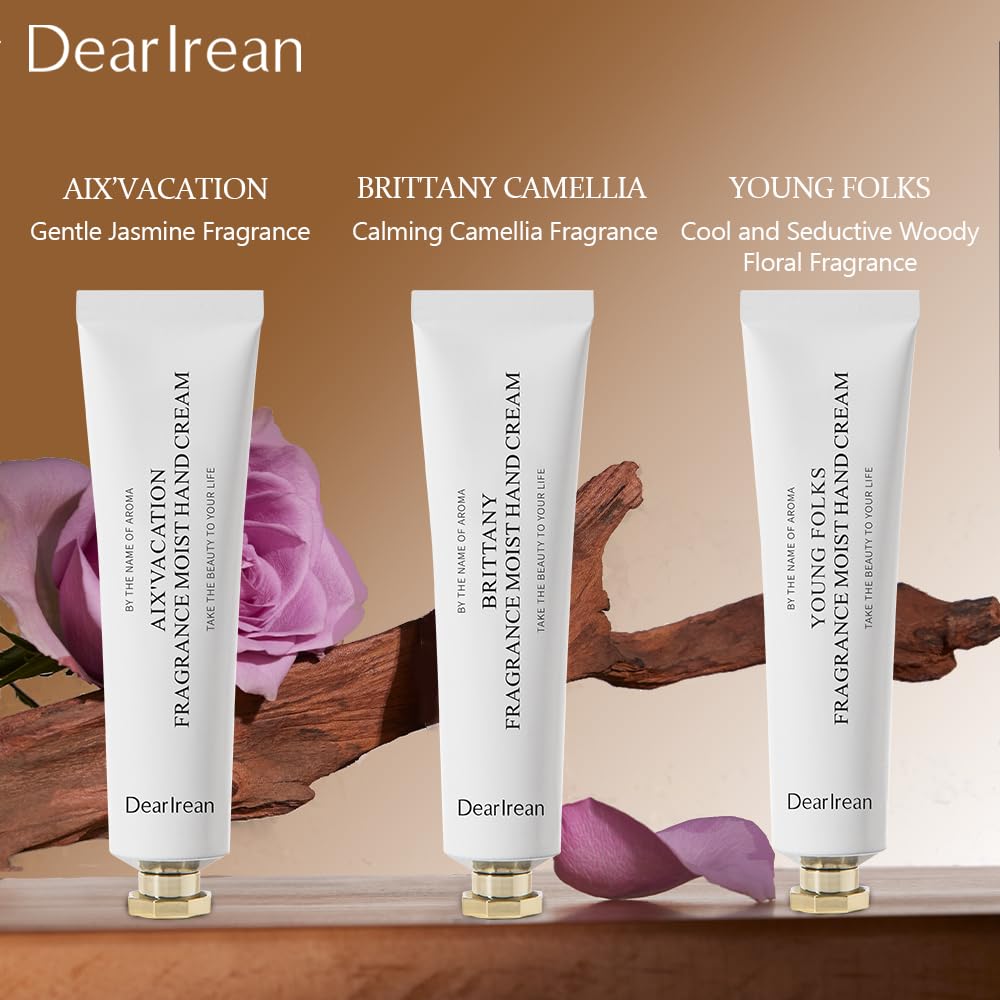Moisturizing Hand Cream Gift Set for Women - 5PCS Mini Travel Size Natural Scented Lotion | Perfect for Dry Cracked Skin (4.23 Fl.Oz.)