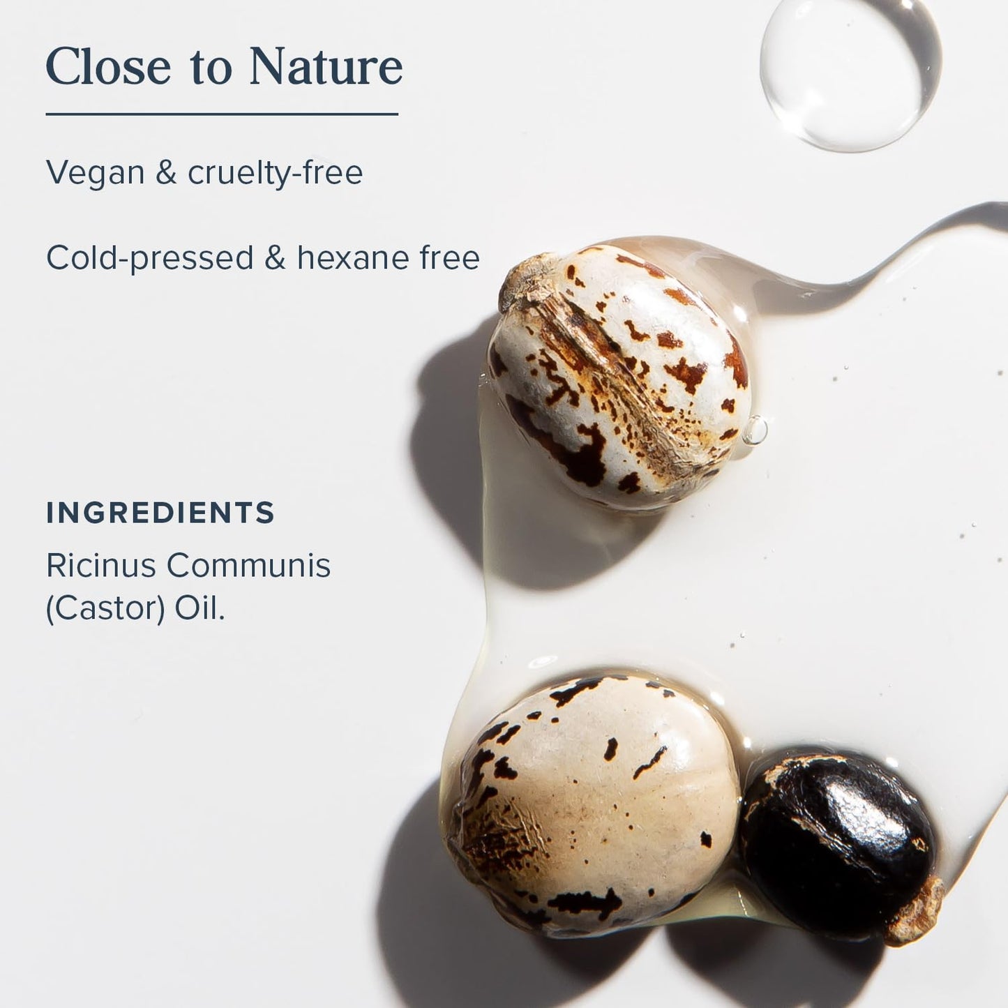 Castor Oil Roll-On Treatment | Nourishing Hydration for Skin & Hair - Hexane Free, Vegan, 3oz