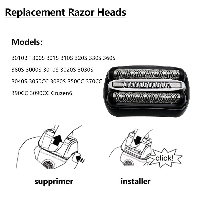 Shaver Blades for Braun Series Replacement Head