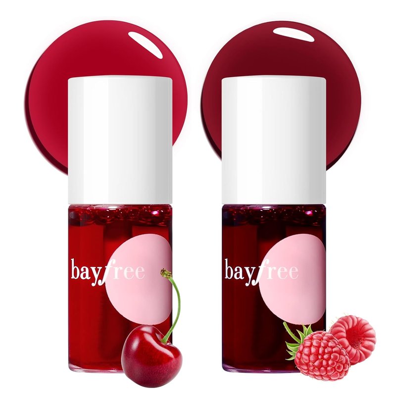 Lip Tint Stain Set - 2 PCS Korean Waterproof Liquid Blush & Lip Stain | Lightweight, Non-Sticky, Matte Finish