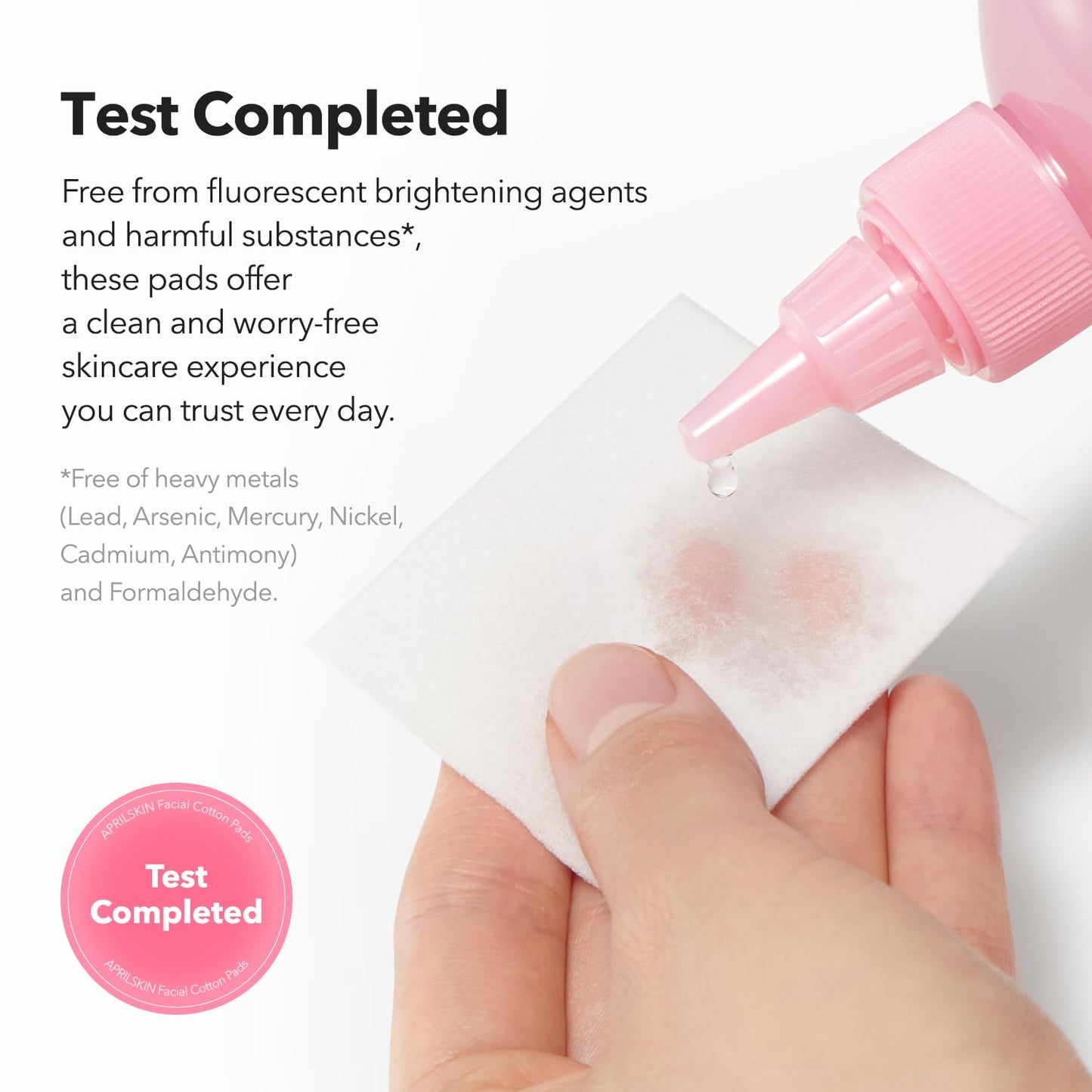 APRILSKIN Facial Pads for Toner, DIY Mask & Makeup Remover | Stretch up to 9.25" for Custom Fit | Lint-Free, Dermatologist-Approved, Sensitive-Skin Safe | Korean Skincare (60ct)