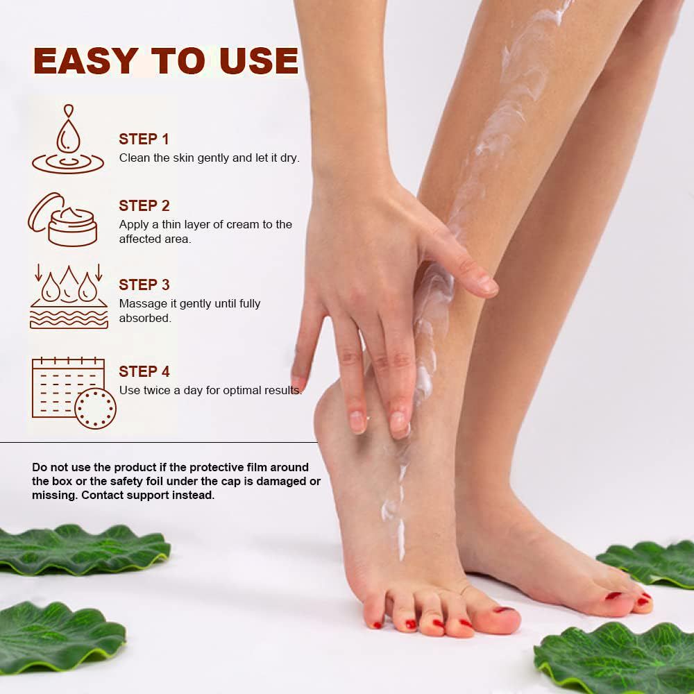 BERVEAL Urea Cream with 2% Salicylic Acid Foot Cream for Dry Cracked Heels, Heel Care Cream 5.29 Oz (Pack of 1)