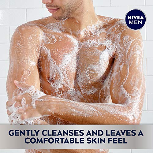 NIVEA MEN Sport Body Wash 16.9 Fl Oz Pack of 2 Revitalizing Minerals 3-in-1