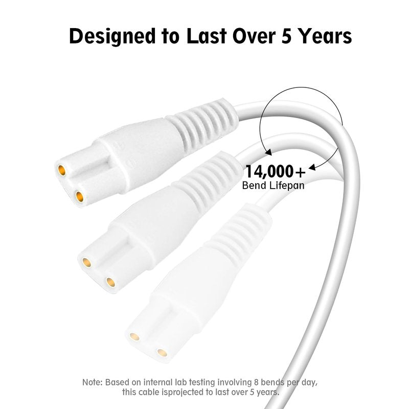 Cordro 2 PCS Charger Cord Replacement for Pritech BCM-1138 Electric Feet Callus Remover Foot Pedicure, USB Power Adapter Charging Cable for Electric Feet Callus Remove