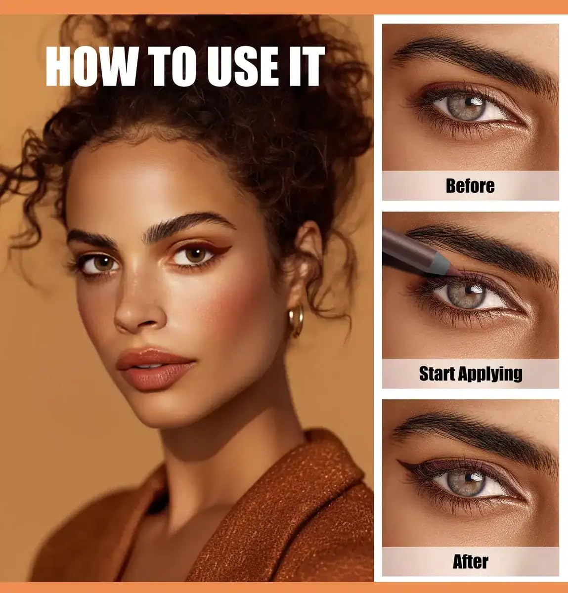 Waterproof Eyeliner Duo - 24HR Long-Lasting Precision Pencil | 1.5mm Tip, 7 Shades Available
