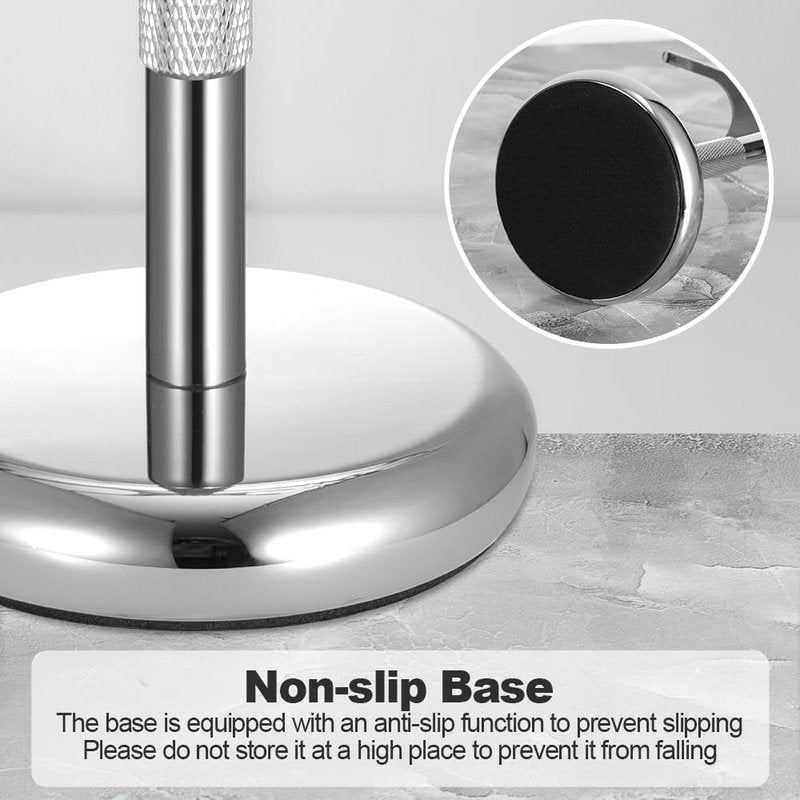 Nfijnlt Safety Razor Holder Stand, Safety Razor Stand for Men, Razor and Shaving Brush Holder Stand, Metal Base for Added Stability and Long-Lasting Use