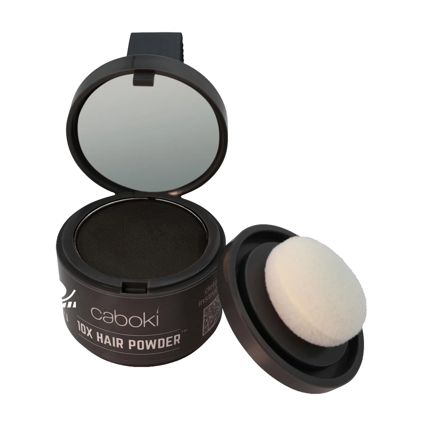 Caboki 10X Volumizing Hair Powder for Thinning Hair: Root Touch Up, Fill in Hairline & Edges, Cover Bald Spots and Gray For Men and Women. TALC-Free,Dark Brown