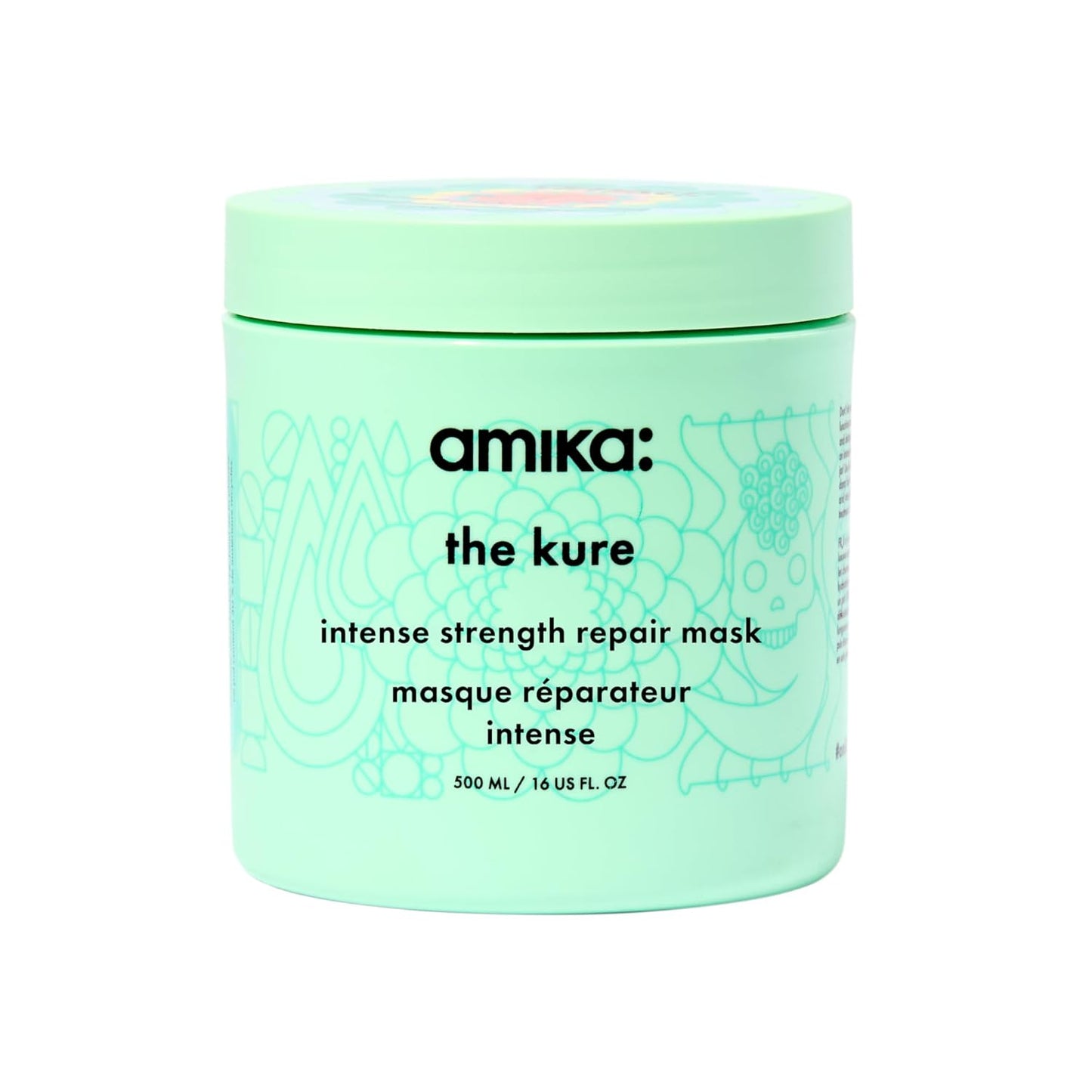 Amika The Kure Intense Strength Repair Mask - Deep Conditioning Treatment for Damaged Hair
