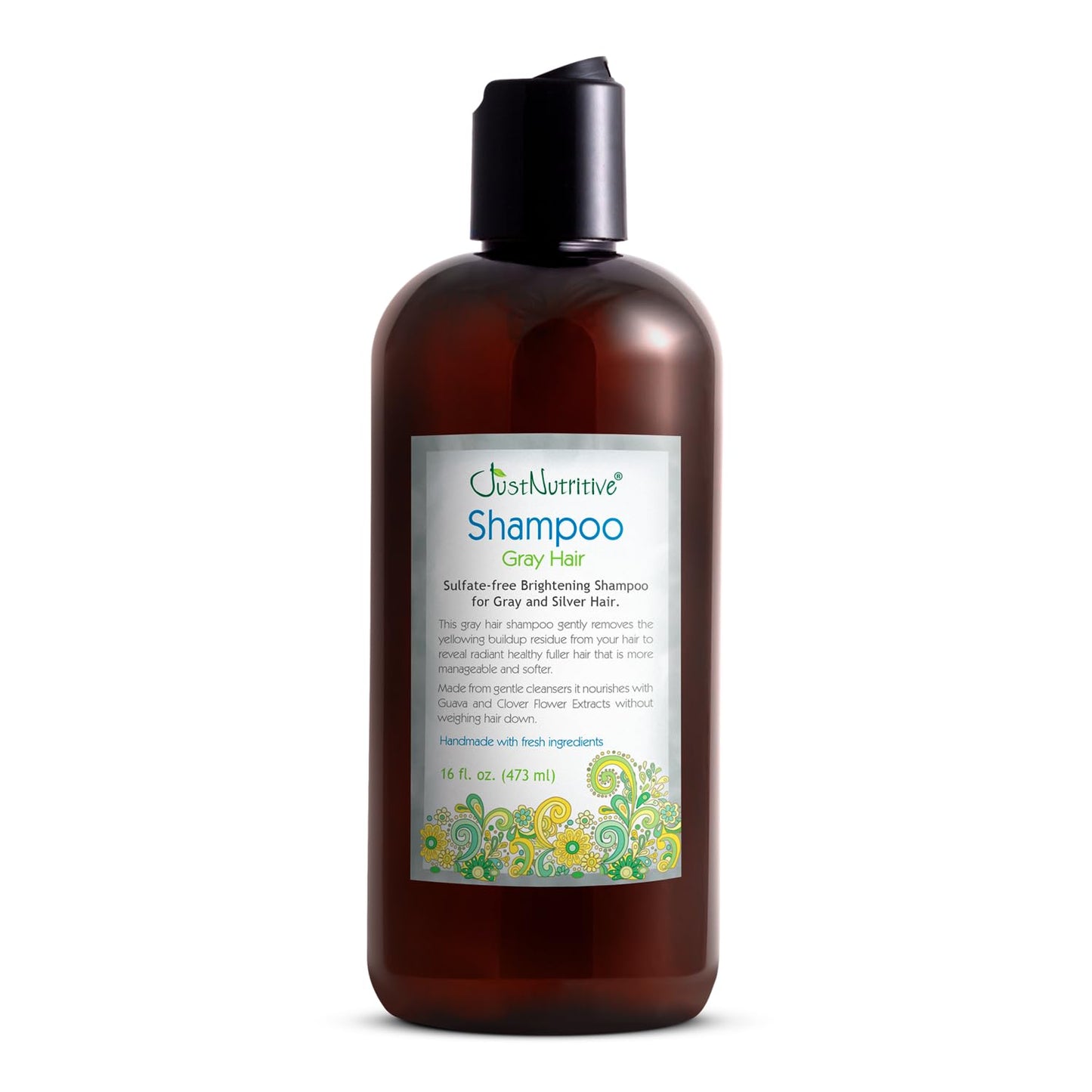 Gray Hair Shampoo - Natural Treatment for Silver Locks | 16 Oz