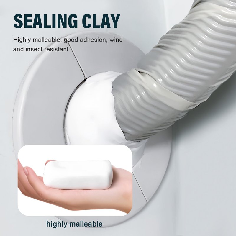 2026 Upgraded Repair Sealing Clay, Waterproof Sealant Mastic,Quick Mending Mud for Drain Connection, Wall Hole, Air Conditioning Hole Waterproof Seal Putty (8)