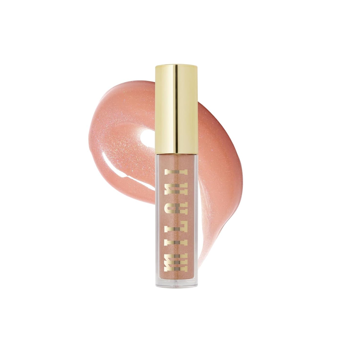 Milani Lip Gloss - Keep It Full Nourishing Lip Plumper with Hyaluronic Acid & Peptides | Soft Rose (0.13 Fl. Oz.)