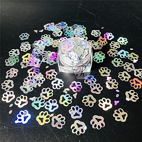 PrettyG LB100-PawPrint 10g Glitter for Face & Body Festival Makeup