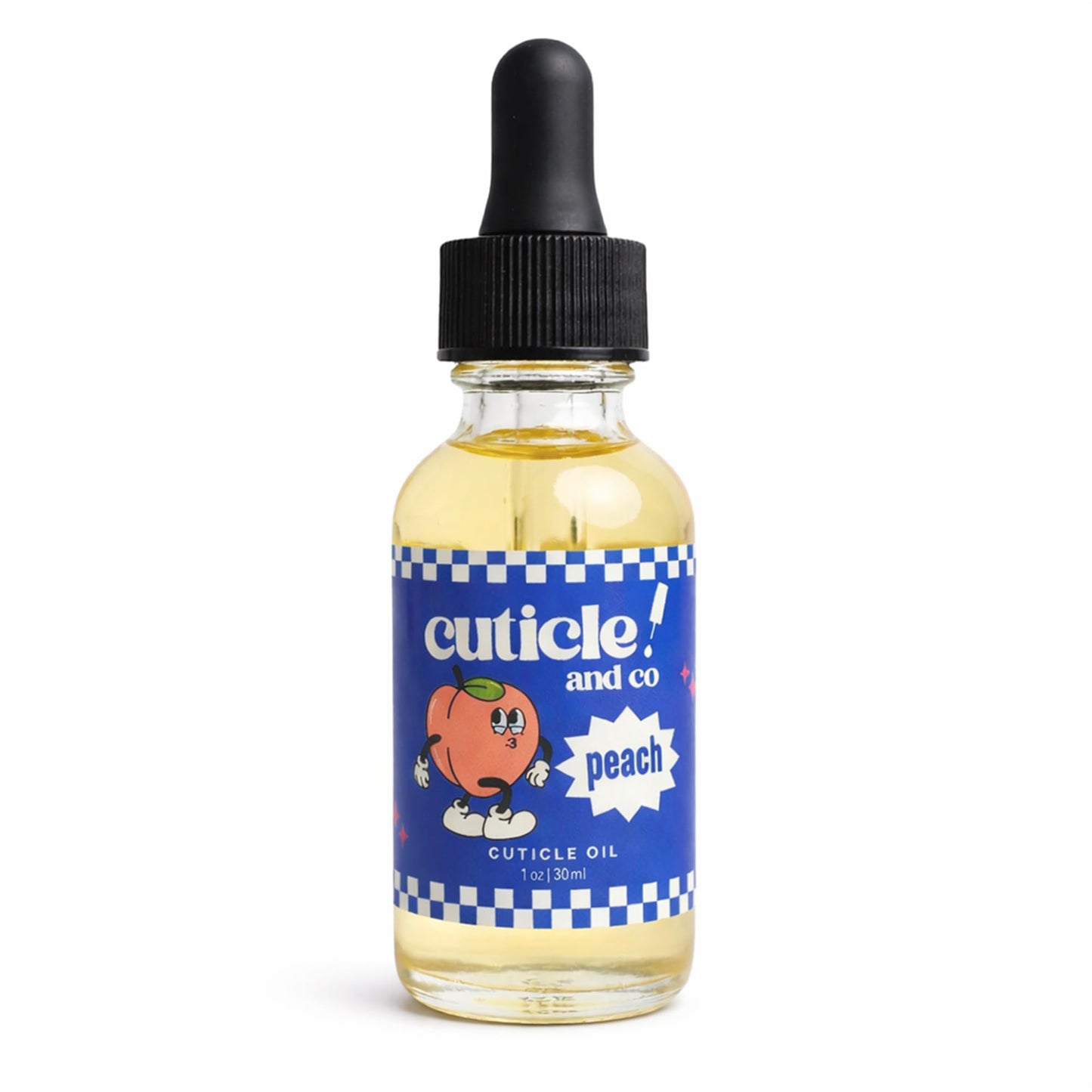 Cuticle & Co Peach Scented Cuticle Oil 1 oz – Professional Nail Manicure & Pedicure Care for Dry Cuticles – Hydrating Nail Treatment for Nails & Skin – Peach Scent