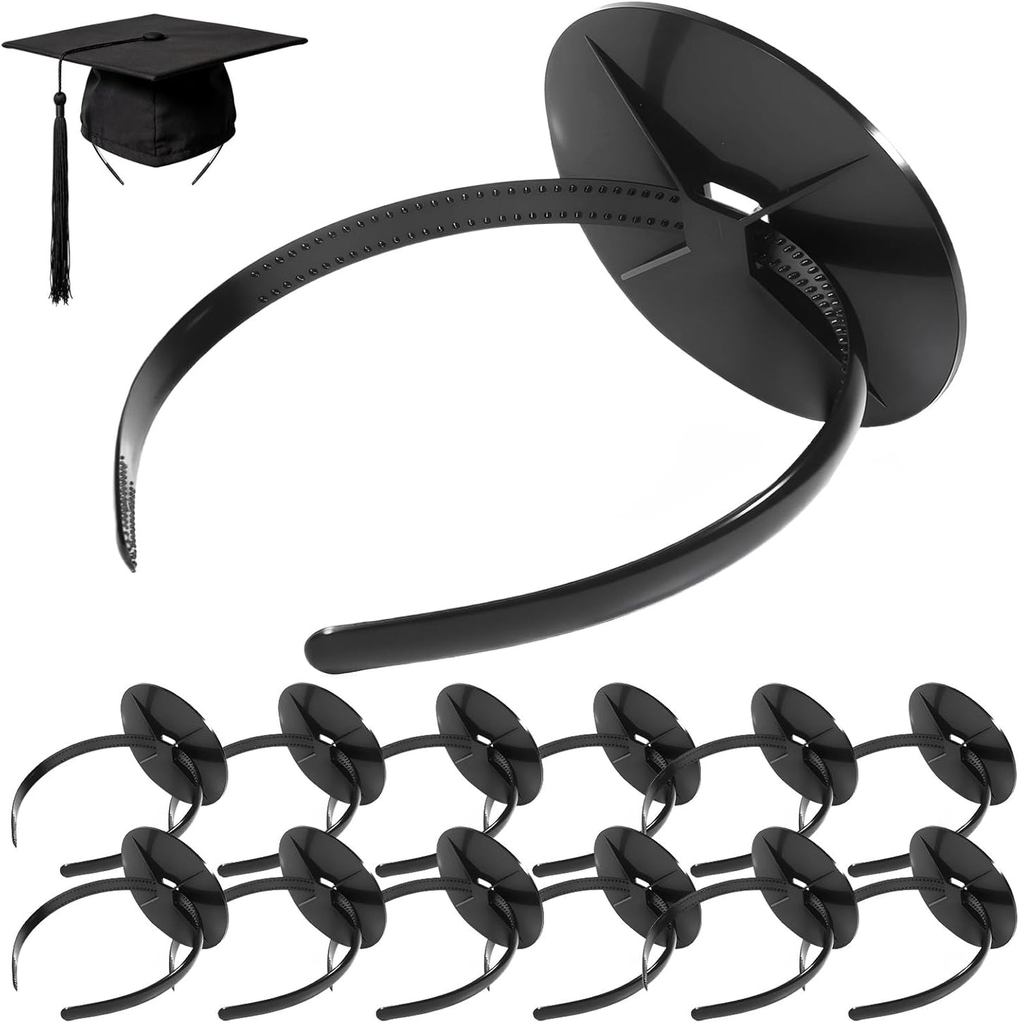 Graduation Cap Headband - Firm Anti-Fall Hairband for New Grads | Comfortable Fit for Students