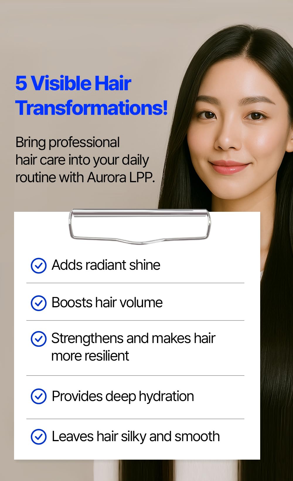 K-Beauty Ellad LPP Hair Repair Treatment 33.8 Ounce – Korean Professional Formula with Hydrolyzed Keratin, Collagen, Argan Oil & Grape Seed – Deep Moisture & Shine for Damaged, Dry, Color-Treated Hair