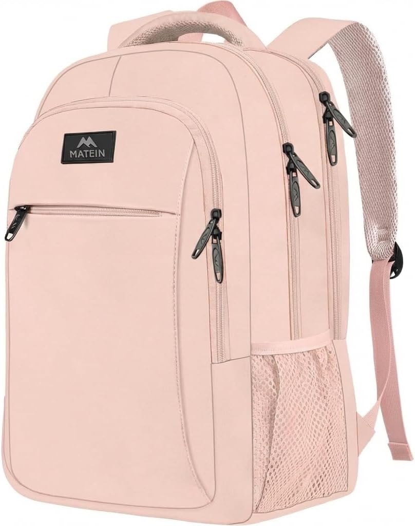 MATEIN Travel Laptop Backpack - Anti-Theft Water-Resistant Bag for 15.6" Laptops | Grey