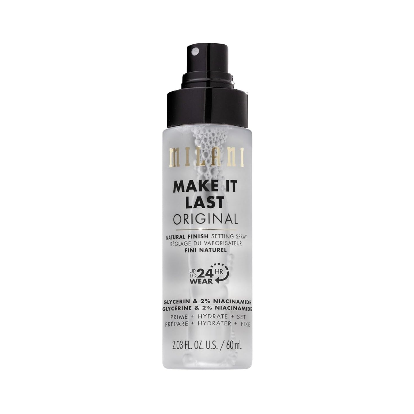 Milani Make It Last Setting Spray & Primer - Hydrating 3-in-1 Formula | 2.03 Fl. Oz