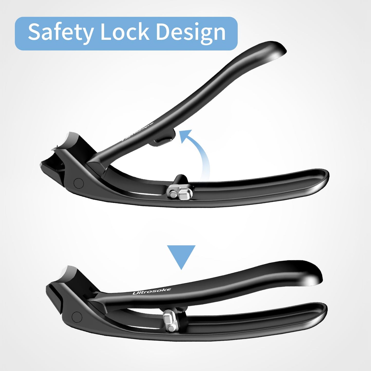 Toenail Clippers for Seniors Men, Long Handle Angled Head Toe Nail Cutter