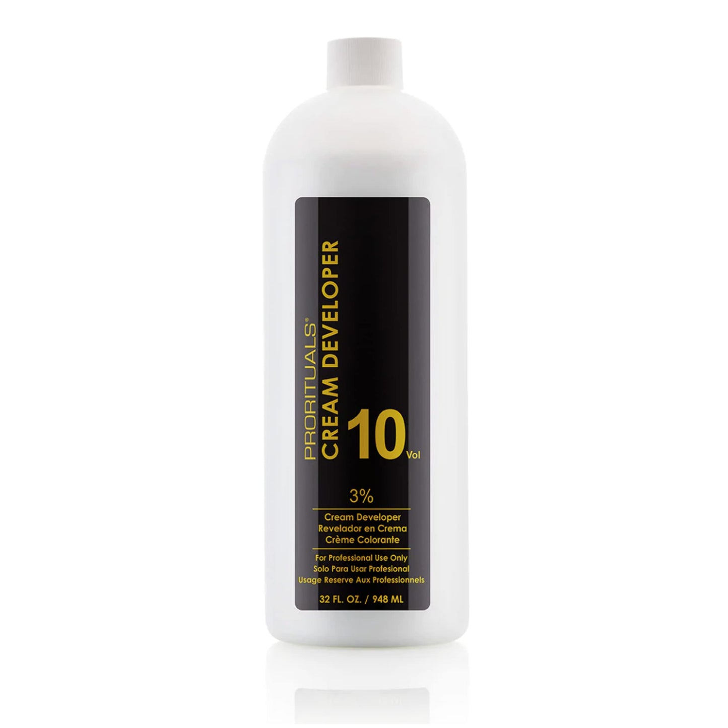 Prorituals Professional 10 Volume Creme Developer Hair Color Developer Lotion for Salon-Quality Results, Perfect Hair Color Developer, 10VOL/33oz