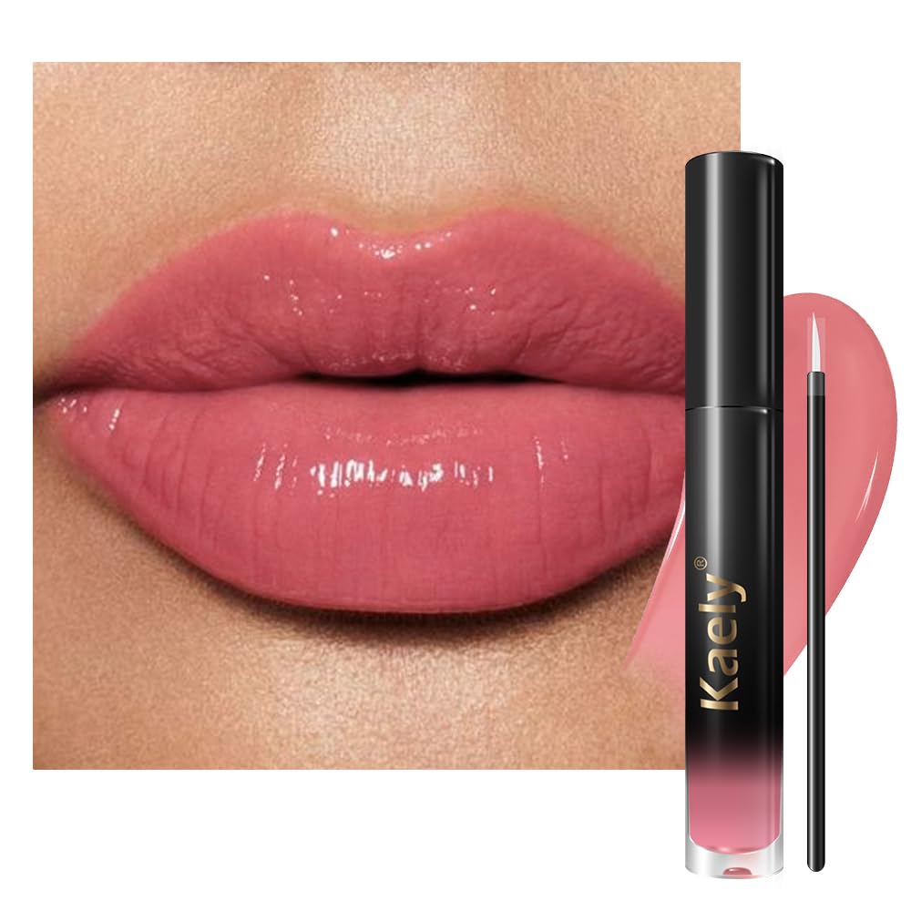 Kaely Longwear No-Budge Lipstick - Highly Pigmented Liquid Lip Color, Waterproof & Smudge-Proof | 24-Hour Wear, Vegan, 18 Nude