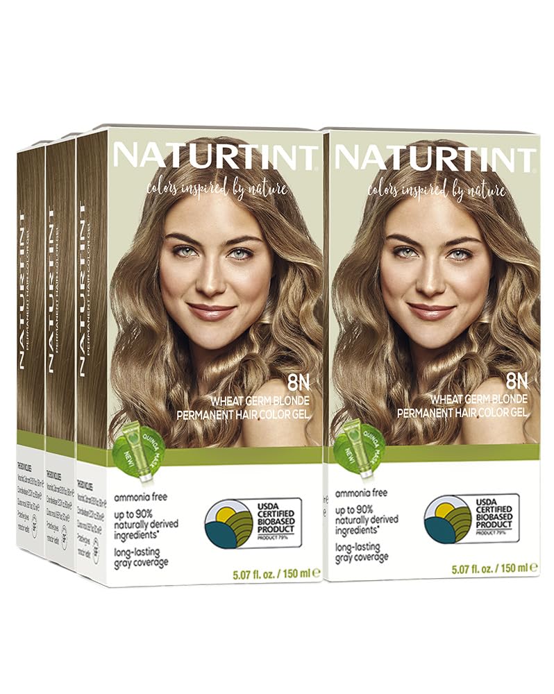 Naturtint 7N Hazelnut Blonde Permanent Hair Color | Ammonia-Free, Vegan, 100% Gray Coverage, Long-Lasting Results