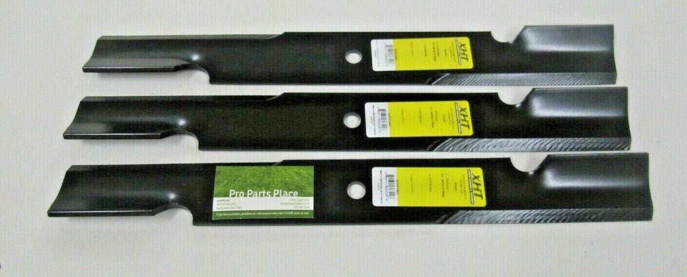 Pro Parts Place, PPP 3 USA Blades Compatible with Ferris 5101755S 5101755 for 61" ICD Deck IS2100 IS3100 IS3200