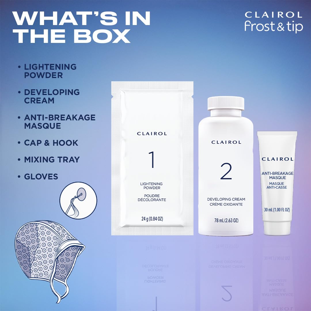 Clairol Nice'n Easy Hair Dye - Light Blonde to Medium Brown Color | Frost & Tip, 1 Pack