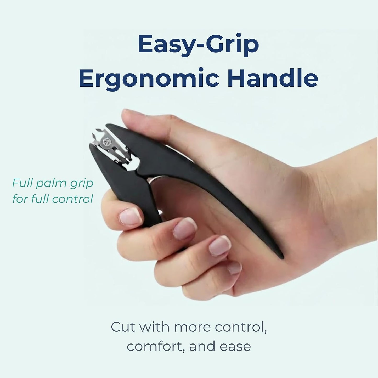 Heavy-Duty Toenail Clipper - Ergonomic 180° Swivel Head for Thick Nails | Ideal for Seniors & Arthritis Relief