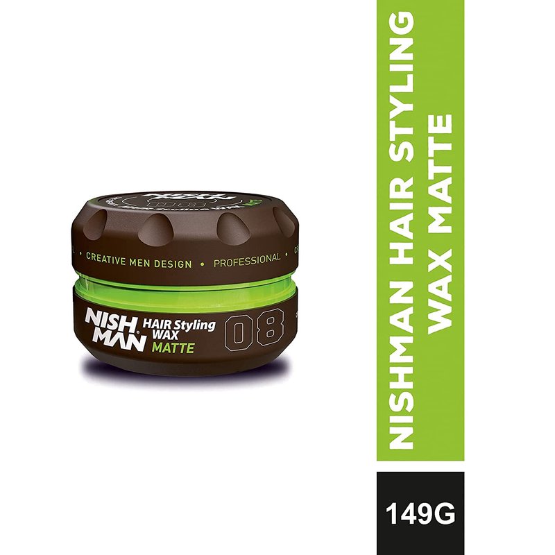 nishman Hair Styling Series (08 Matte Wax CLAY WAX, 150ml)