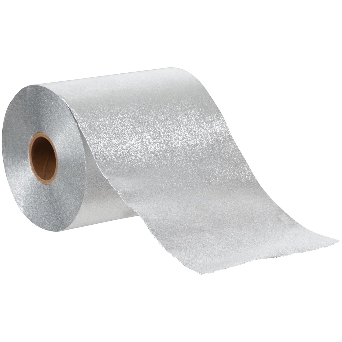 Professional Aluminum Foil Roll for Hair Coloring - 320 Ft Embossed Silver Foils | Ideal for Highlights