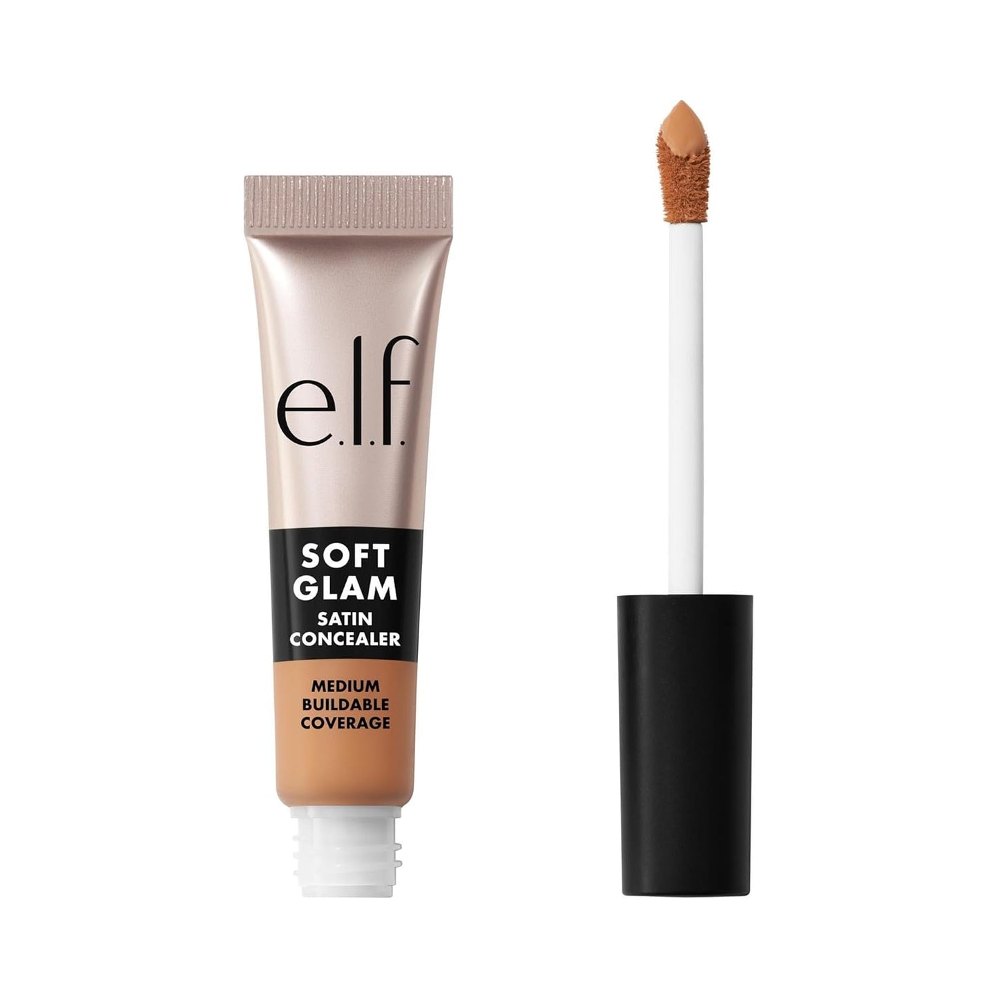 e.l.f. Soft Glam Satin Concealer - Medium Coverage, Crease-Resistant, Long-Lasting | 13 Fair Neutral